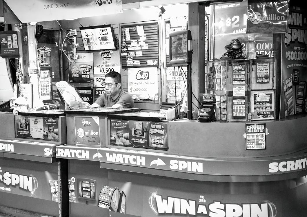 Lottery ticket booth