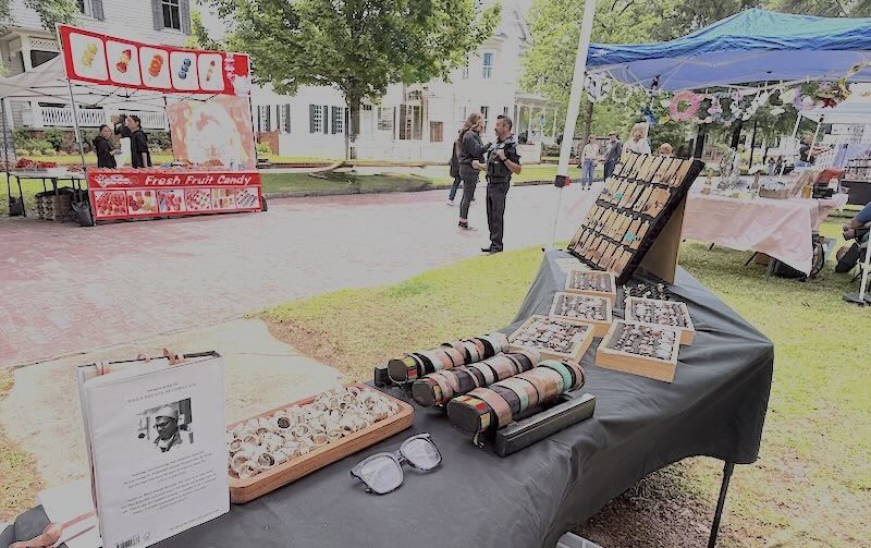 Vendor booths at Columbus Porchfest 2026